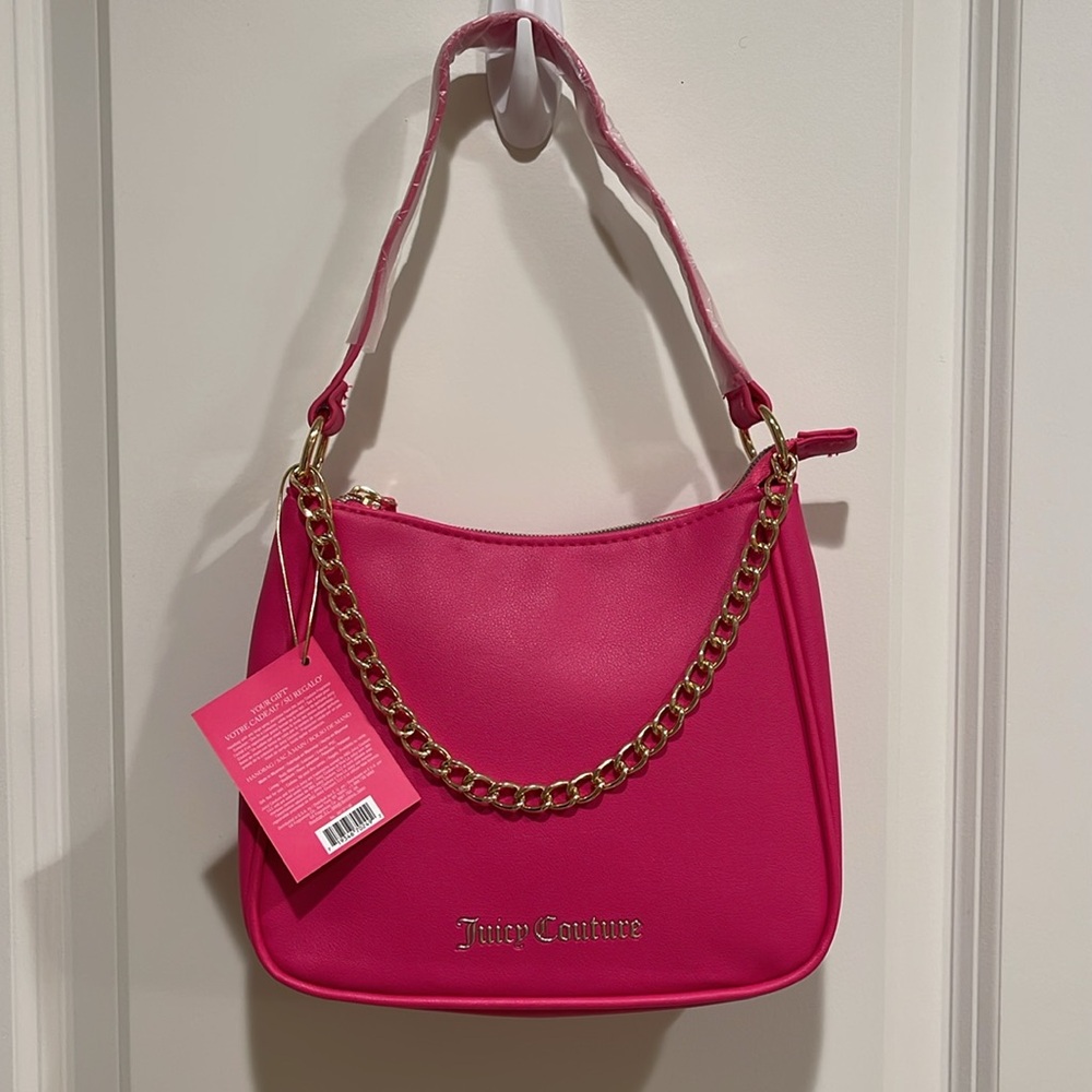 Juicy Couture hot pink top handle bag